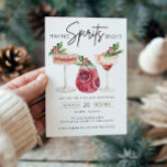 Skapar sprit med minimala jul Party Inbjudningar<br><div class="desc">Alla som planerar en julfest skulle kärlek ha våra plagg med en charmerande, handmålad julcocktail. Under julen i Party inbjudan blandar man lätt fräckt elegans med praktisk handling. Den målade spritdrycken tillför en aning värme och stollig, perfekt för säsong firande. Med roligt, festive typsnitt som uppmärksammar och anger en glatt...</div>
