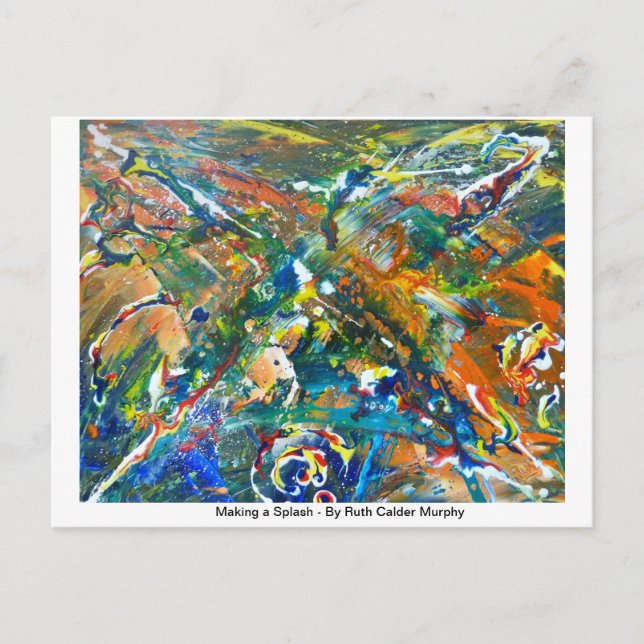 Skapar Stänk Vykort (Framsida)