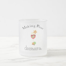 Skapar surhetsbeslut med glaset Sangria Vin Frostad Glasmugg