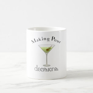 Skapar surhetsbeslut med Martini Glass Kaffemugg
