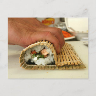 Skapar Sushi Vykort