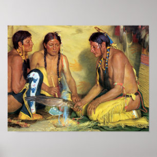 Skapar Sweetglass Medicine, Blackfoot Ceremony Poster