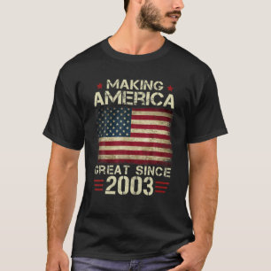Skapar Underbar i Amerika sedan 2003 Vintage Gåvo T Shirt