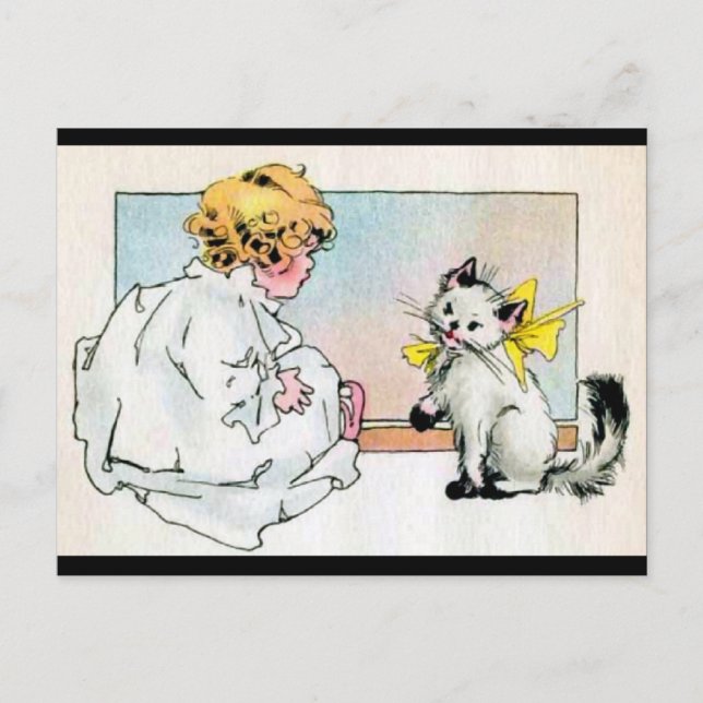 Skapar vänner vykort (Framsida)