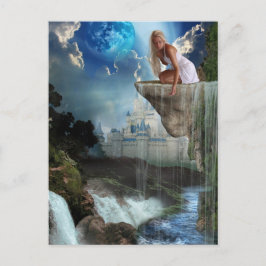 Skapar vattenfall (vykort) vykort