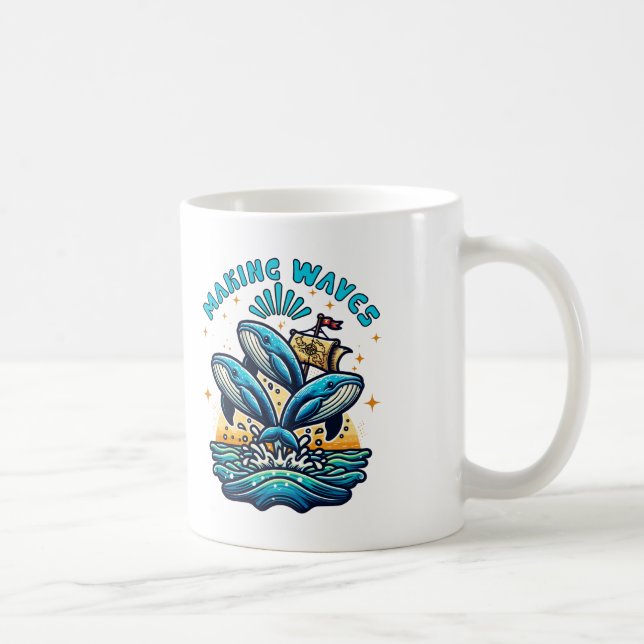 Skapar Vinkarare Kaffemugg (Höger)