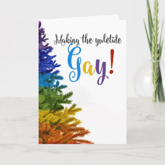 Skapar Yuletide Gay! Helgkort
