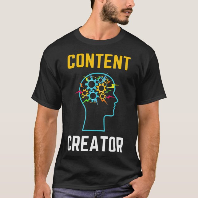 Skapare av coola Innehåll T Shirt (Framsida)