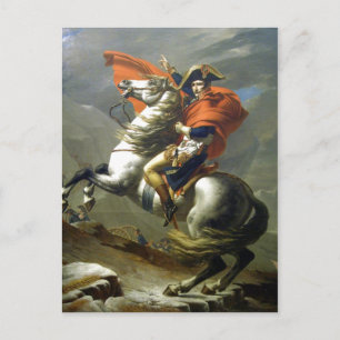 Skapare:Jacques-Louis David Napoleon'berschreitet Vykort