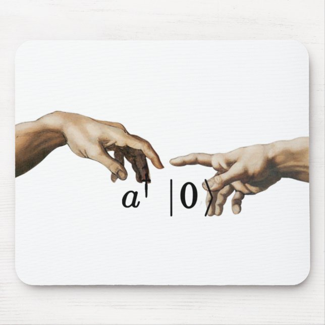 Skapare, micheangelo fysik och konst musmatta (Framsidan)