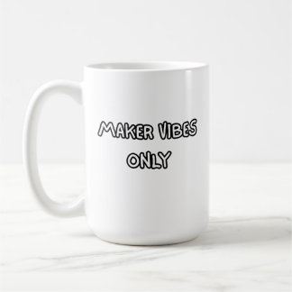 skaparens vibrationer endast kaffemugg