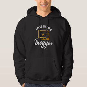 Skaparjobb för Bloggen Innehåll i skrivprogram i b Hoodie