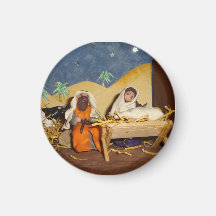 skaparscen Jesus Mary Joseph stabil säsong