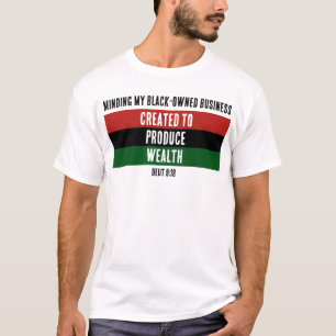 SKAPAT ATT PRODUCERA WEALTH Black Owned Business T Shirt