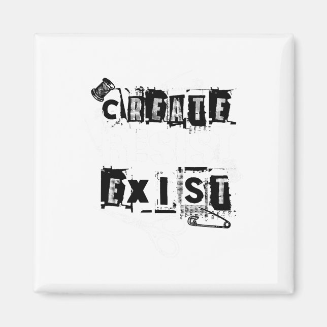 Skapat av skräppost magnet (Framsidan)