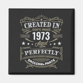 Skapat i Guds bild anpassad Magnet