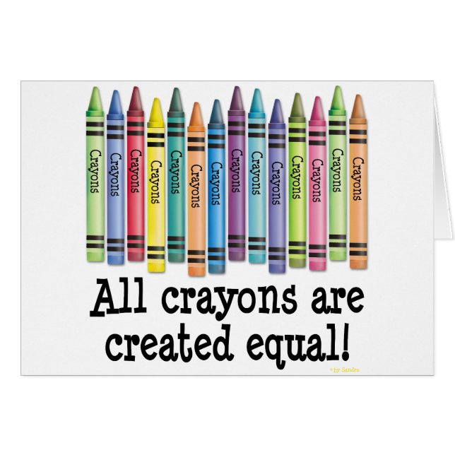 Skapat lika hälsningskort (Framsidan Horizontal)