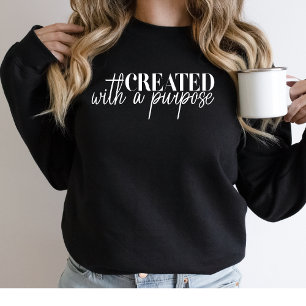 Skapat med en Religiösa kristen T Shirt