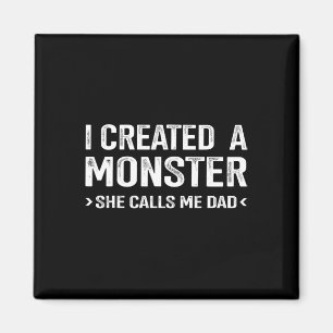 Skapat Monster ringer mig Pappa från dotter Far Magnet