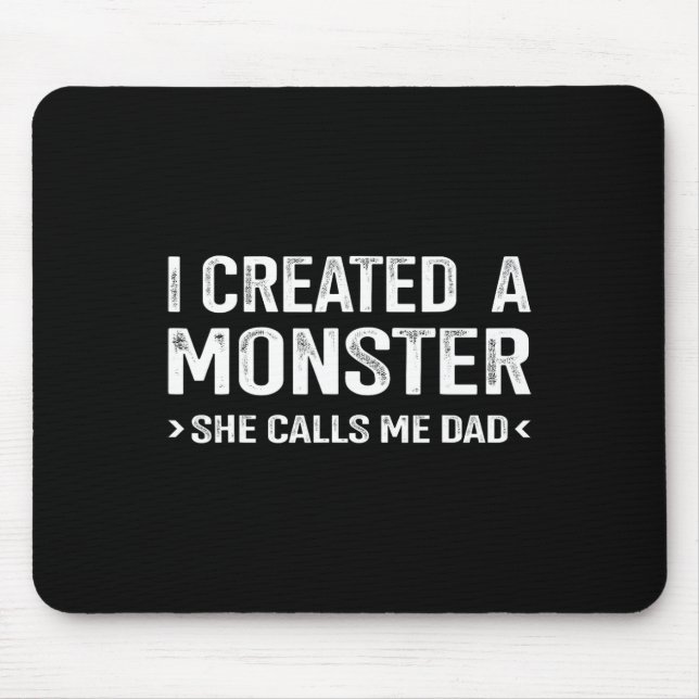 Skapat Monster ringer mig Pappa från dotter Far Musmatta (Framsidan)
