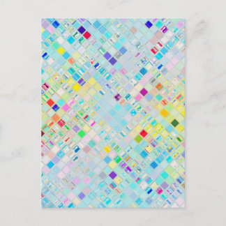 Skapat mosaik vykort