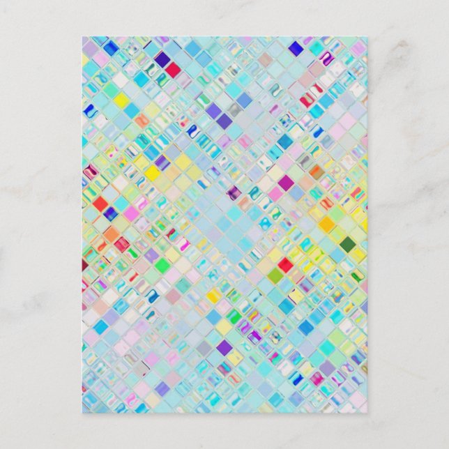 Skapat mosaik vykort (Framsida)