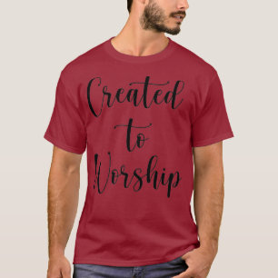 Skapat till Förtroende kristen höst och gudstjänst T Shirt