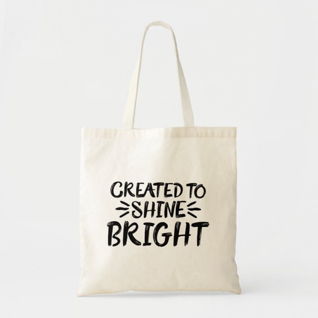 Skapat till Shine Bright Gospel Graphics Aesthetic Tygkasse (Framsidan)