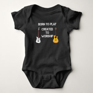 Skapat till Worker Christian Guitar Player T Shirt
