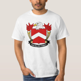 Skåpbil Allen Familj vapensköld T Shirt