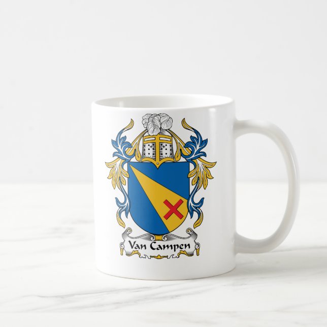 Skåpbil Campen Familj vapensköld Kaffemugg (Höger)