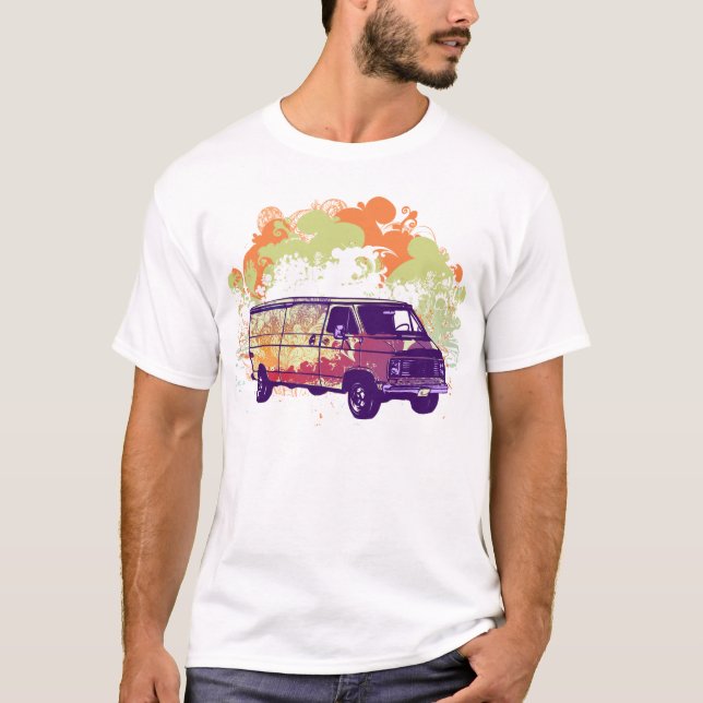 skåpbil för 70-talChevy Hippie Tee (Framsida)