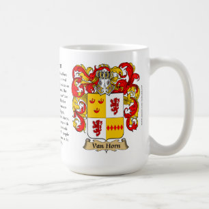 Skåpbil Horn Familj vapensköld Kaffemugg