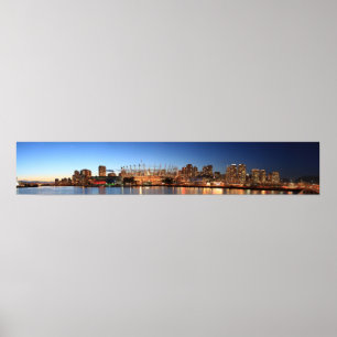 skåpbil stad panorama poster