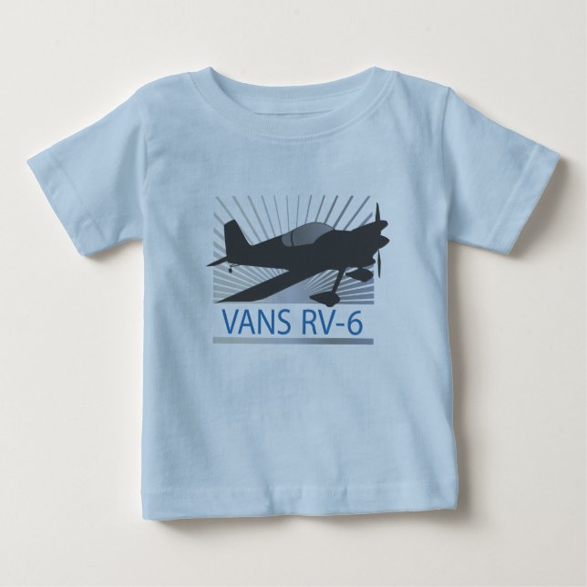 Skåpbilar RV-6 Tee Shirt (Framsida)