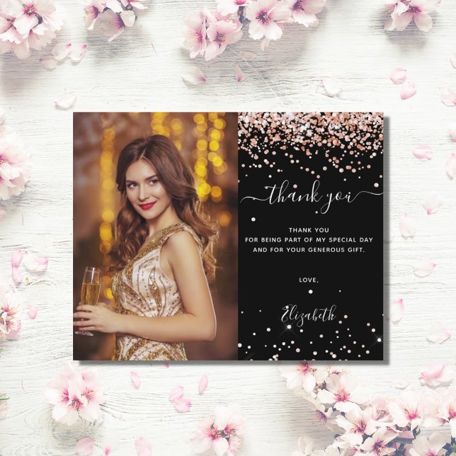 Skåpdag, svart ro guld-fototack (Skapare uppladdad)