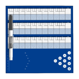 Skåpdiagram och ritdiagram | Klassiskt blått Skrivtavla
