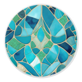 Skåpdörr för Turcos Abstrakt Mosaic Art Deco Knopp