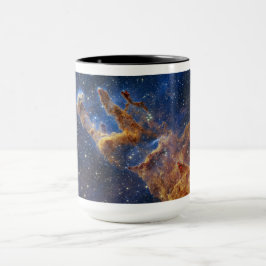 Skapelens pelare Örnnebulosan Webb-teleskopet Mugg