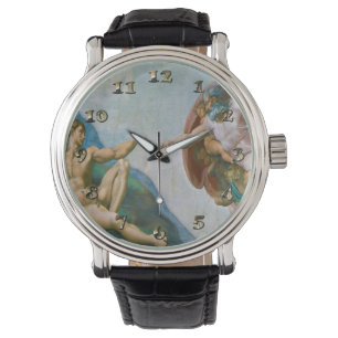 Skapelse av Adam - Michelangelo 1475 - 1564 Armbandsur