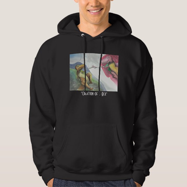 "Skapelse av T-Rex ", Sweatshirt (Framsida)