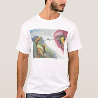 "Skapelse av T-Rex ", T-shirt