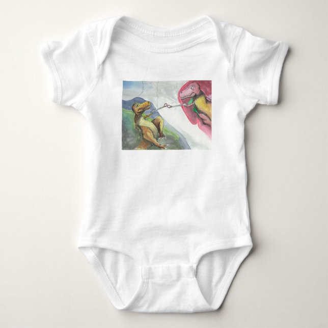 "Skapelse av T-Rex ", Tee Shirt (Framsida)