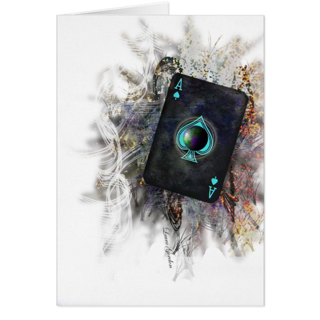 "Skapelse för överdängare allra ", Hälsningskort (Framsidan)