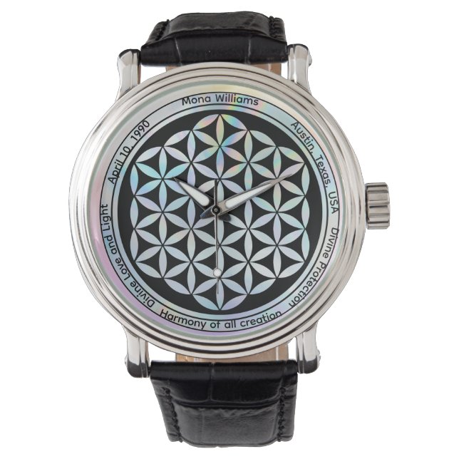 Skapelse Harmoni Symbol Magnet Armbandsur (Framsida)