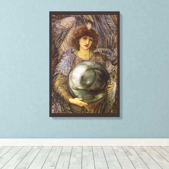 Skapelsedagar, första dagen av Burne Jones Canvastryck (Insitu (trägolv))