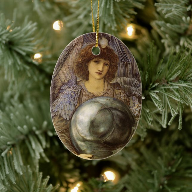 Skapelsedagar, Första dagen av Burne Jones Julgransprydnad Keramik (Träd)