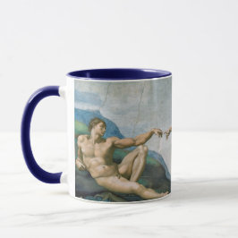 Skapelsen av Adam (c. 1511) | Michelangelo Mugg