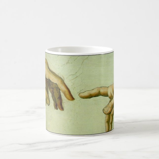 Skapelsen av Adam specificerar in Kaffemugg (Center)