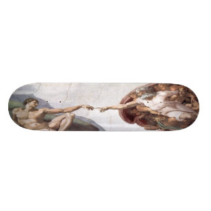 Skapelsen av den Adam skridskon stiger ombord Mini Skateboard Bräda 18,5 Cm